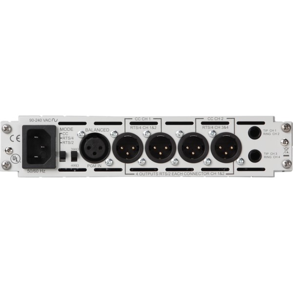 PS-20 1.8 AMP PER CHANNEL IN 2CH MODE POWER SUPPLY FOR 25 STATIONS,. FEATURES 2 AND 4 CHANNEL OPERATION,